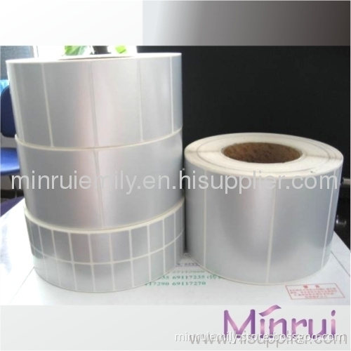 Custom Blank Pet Adhesive Labels For Resin Ribbon Printing